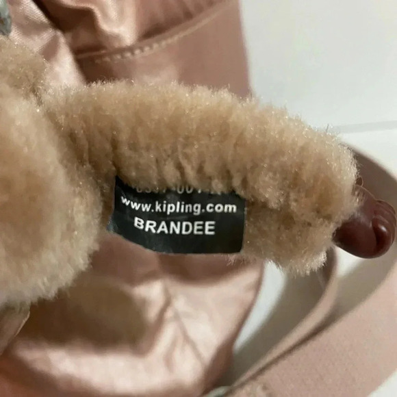 Kipling pink nylon satchel handbag - Picture 10 of 11